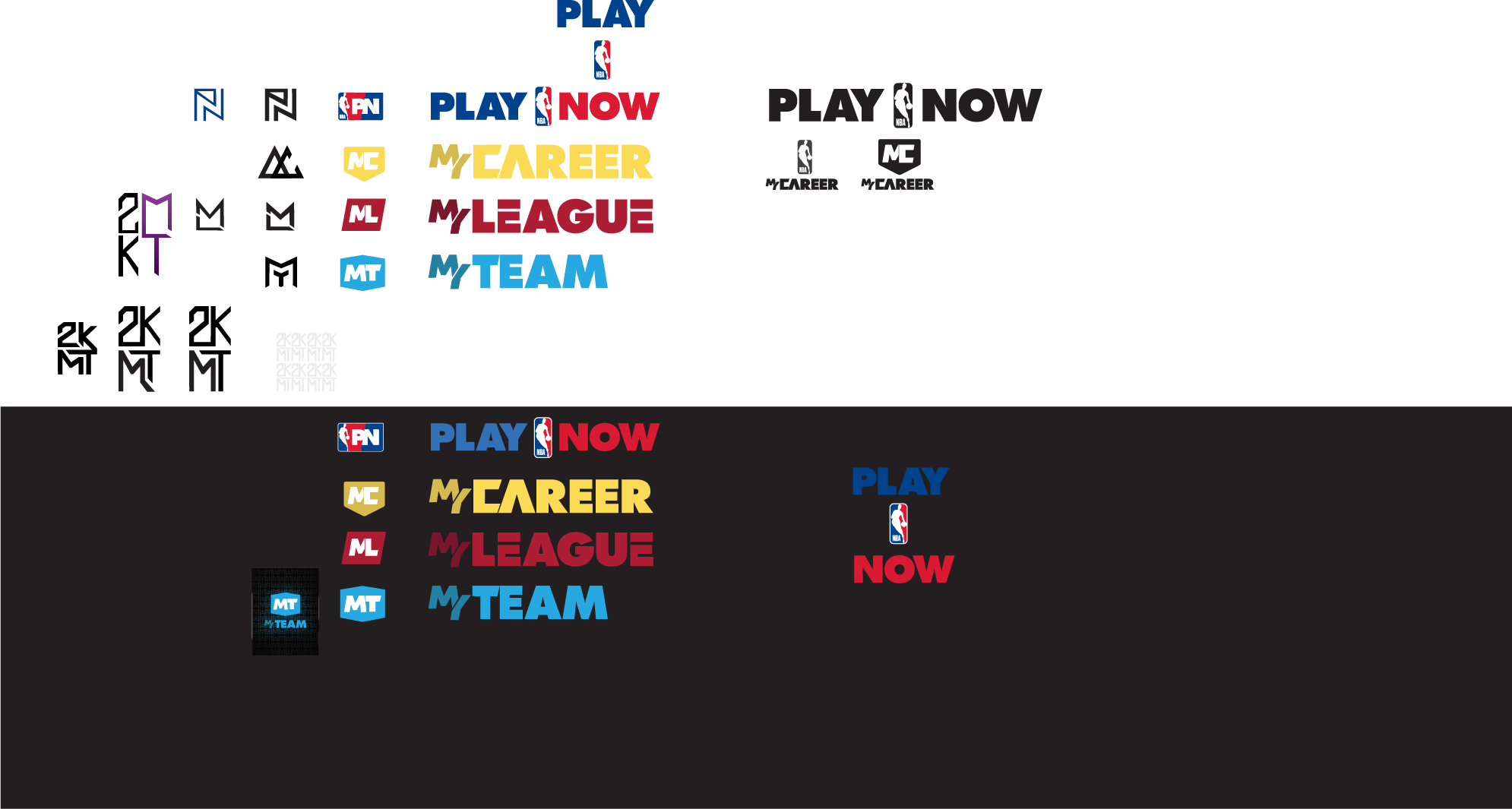 NBA 2K20 evergreen Mode Logos